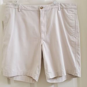 Chaps Men's Chino Flat Front Casual Shorts Sz 38